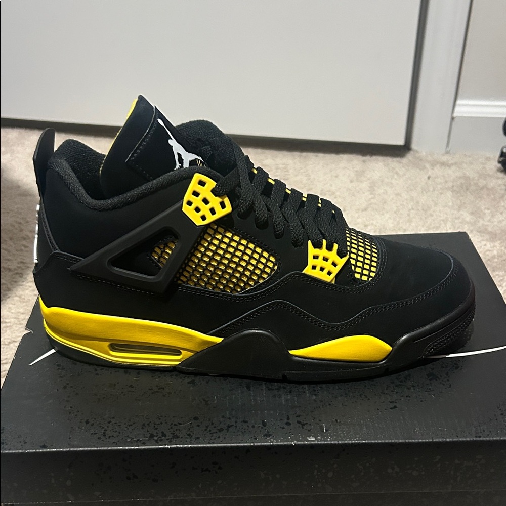 Jordan Black and Tour Yellow Sneakers